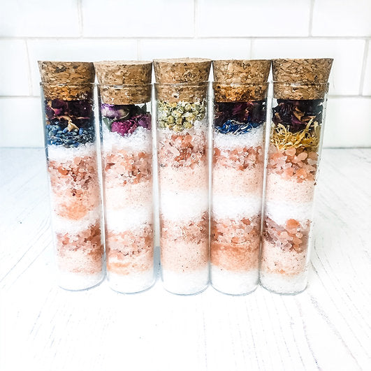 Essential Oils Bath Salts Shots