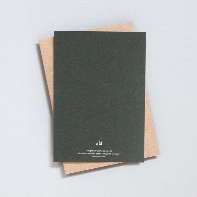 Foil Blocked Bauble Card