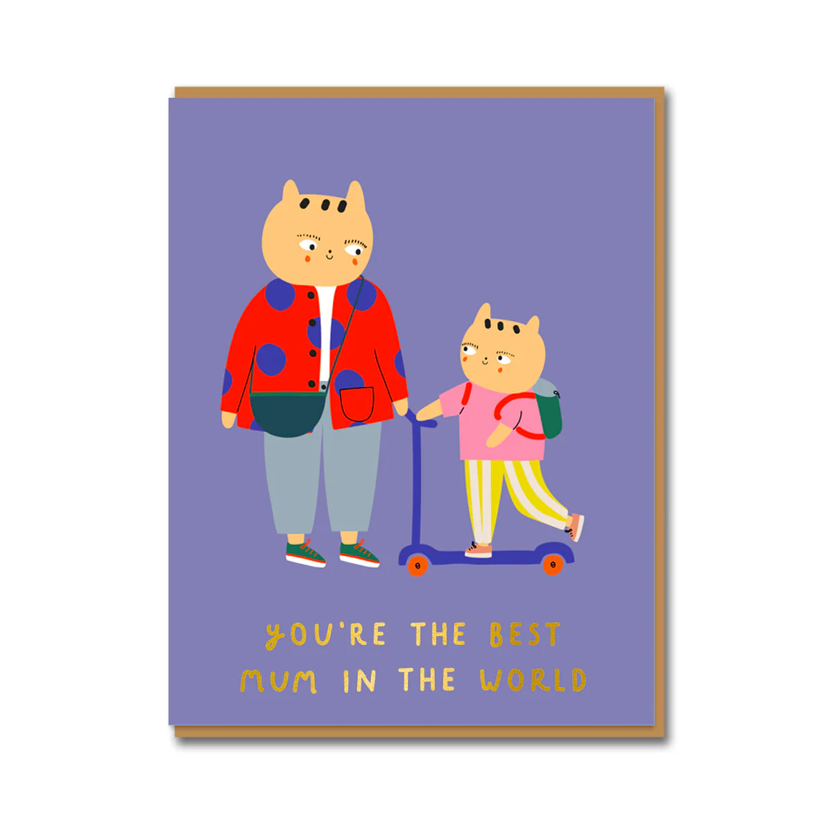 Best Mum in the World Card - Aless Baylis