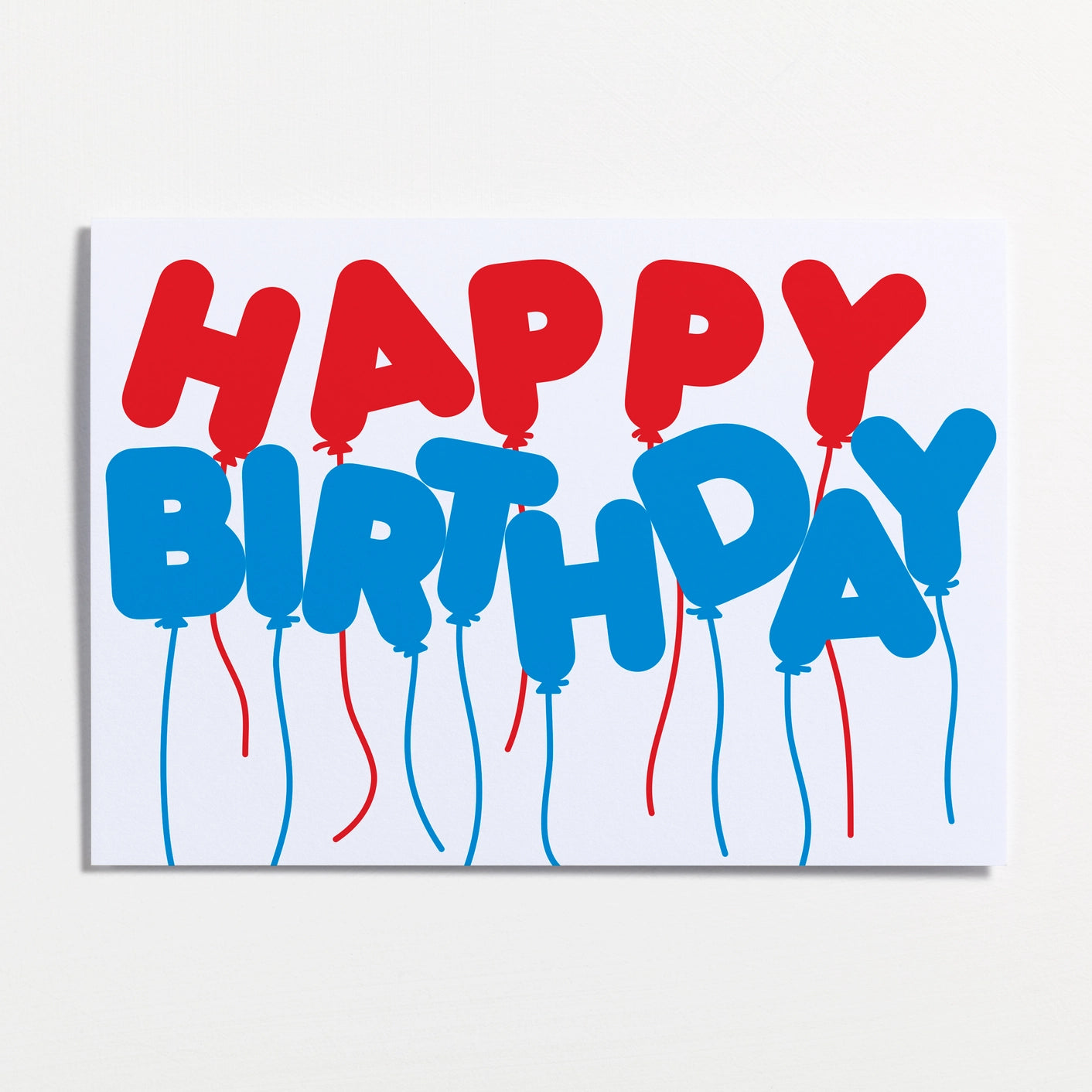 Birthday Balloons Card
