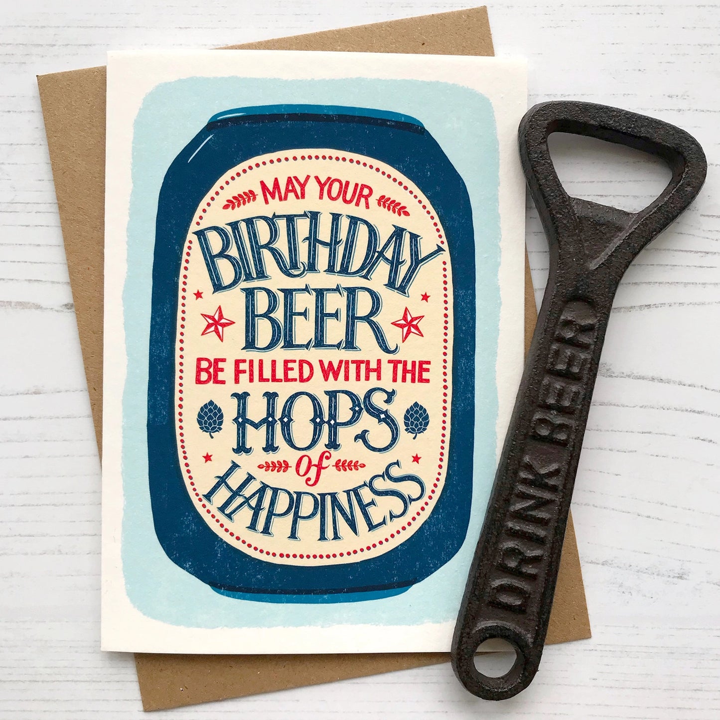 Birthday Beer Hops Card