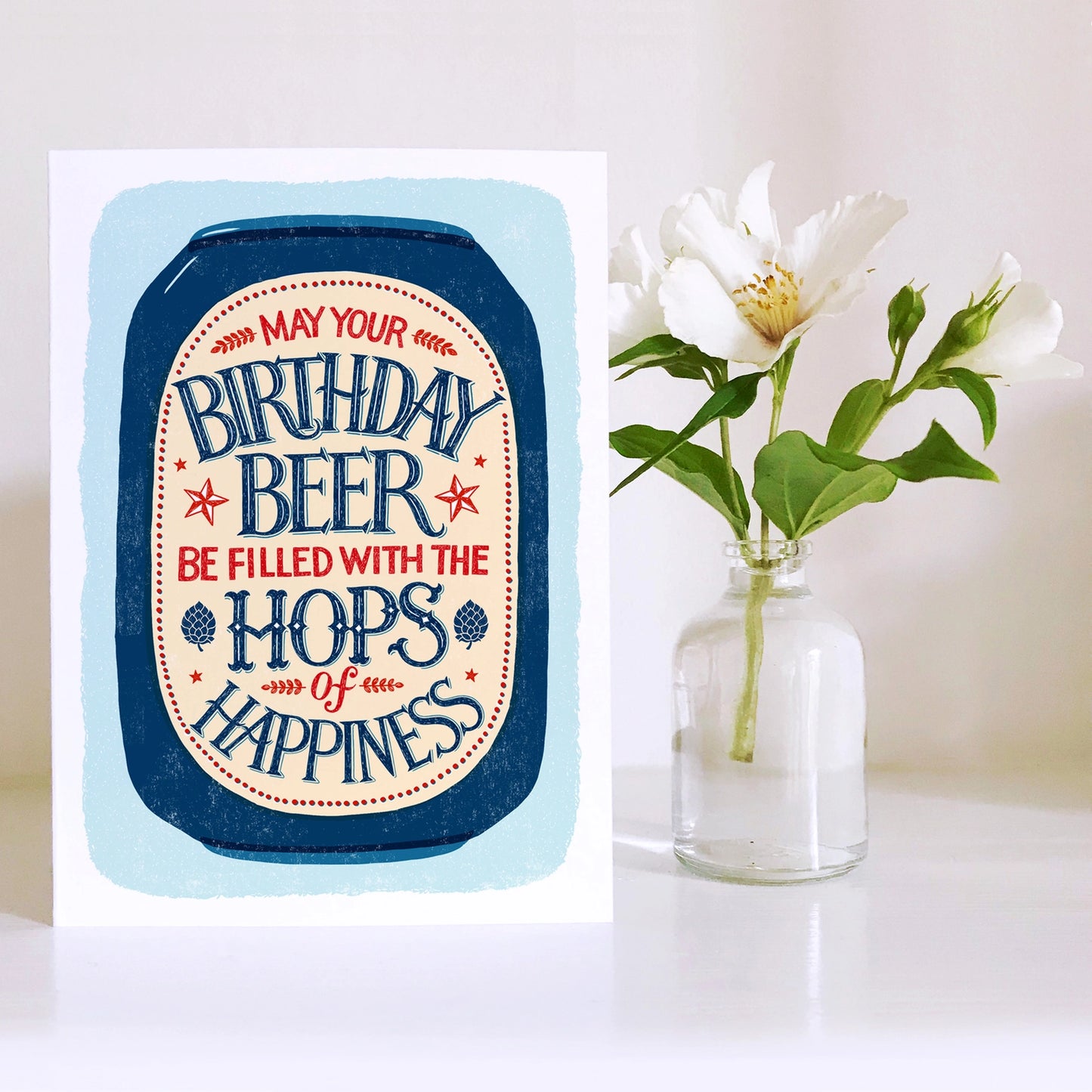 Birthday Beer Hops Card