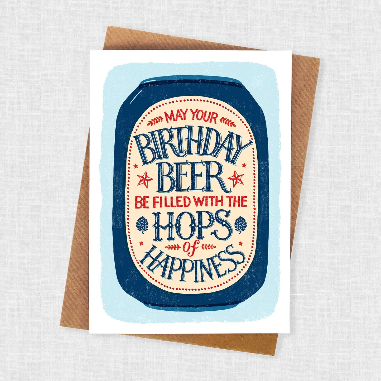 Birthday Beer Hops Card