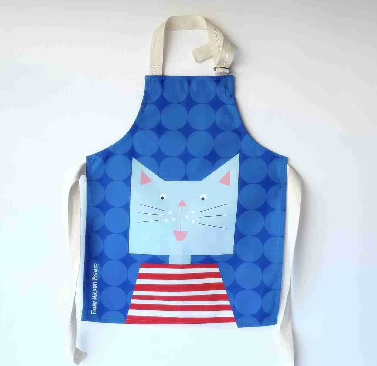 Blue Cat Kids Apron