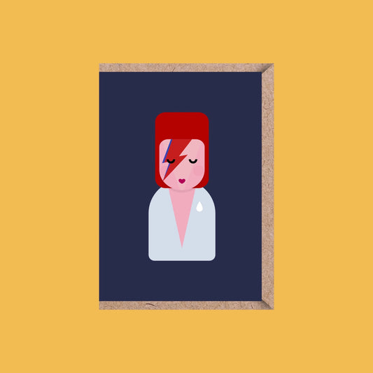 David Bowie (Aladdin Sane) Card