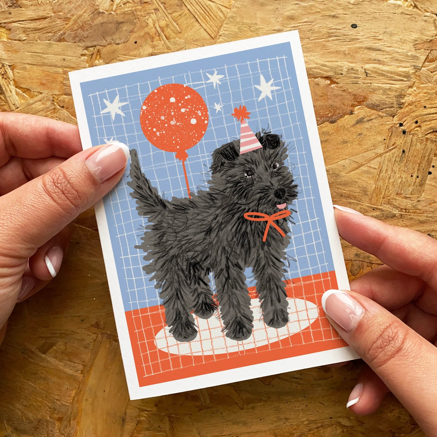 Dog & Balloon Birthday Card