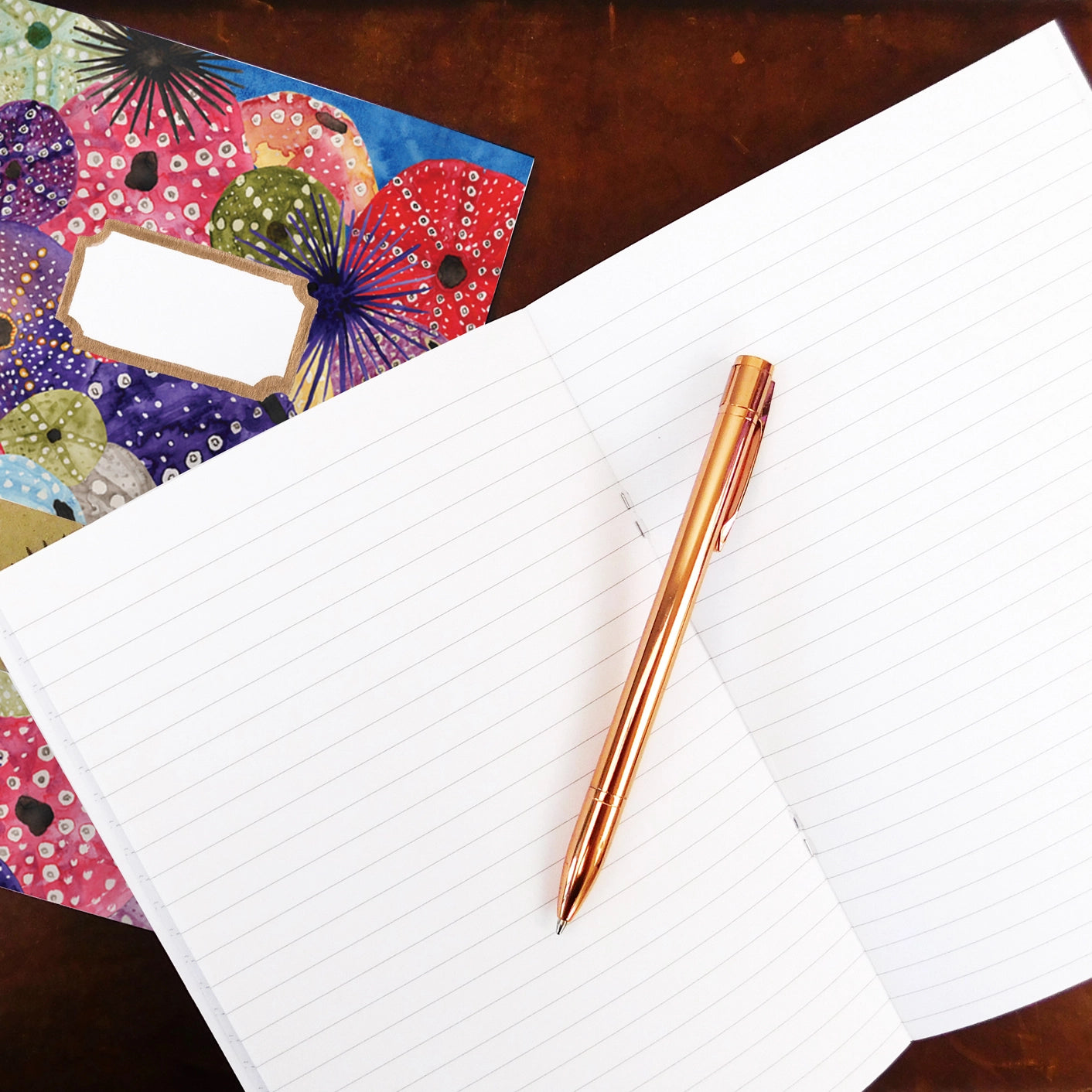 Echinozoa Sea Urchin Print A5 Journal - Lined