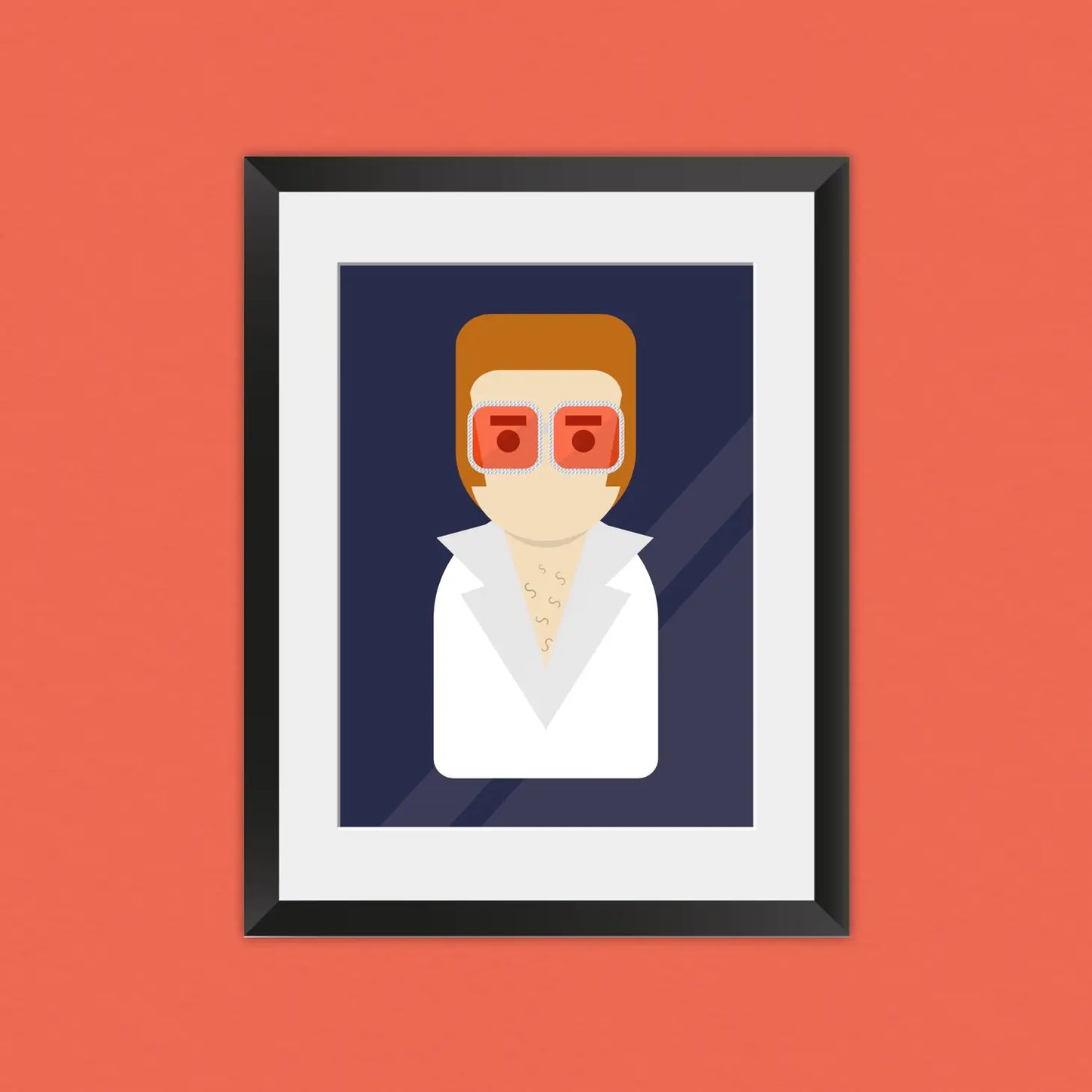 Elton John Print - A4