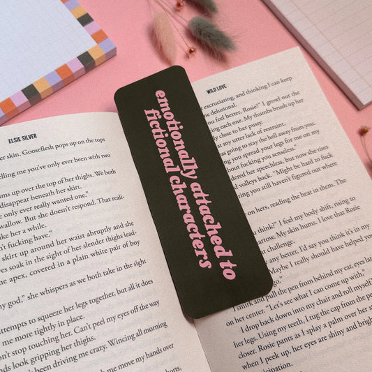 Emotionally Attached to Fictional Characters Bookmark