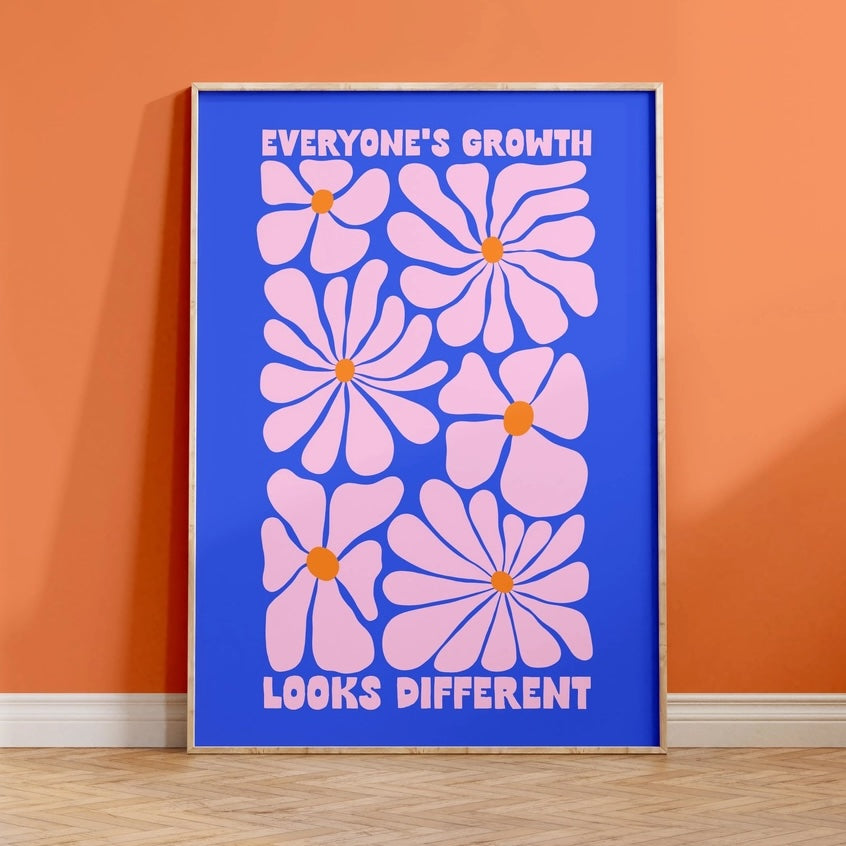 Mae Twf Pawb yn Edrych yn Wahanol Print