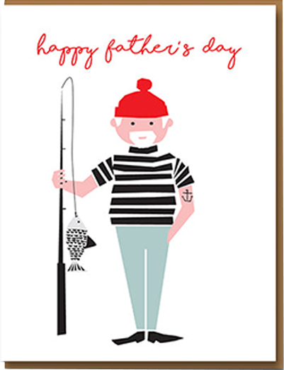 Father's Day Fisherman Card