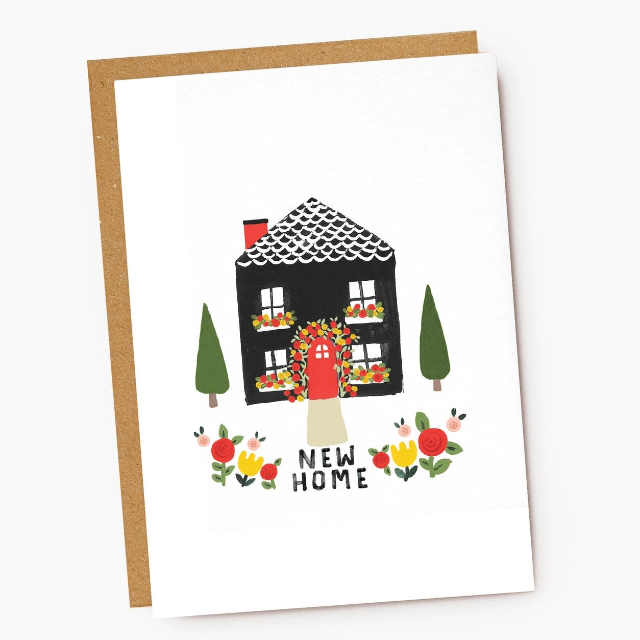 Cerdyn Blodau Penblwydd Hapus