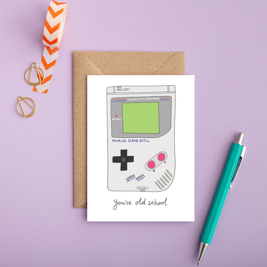 Game Boy Birthday Card