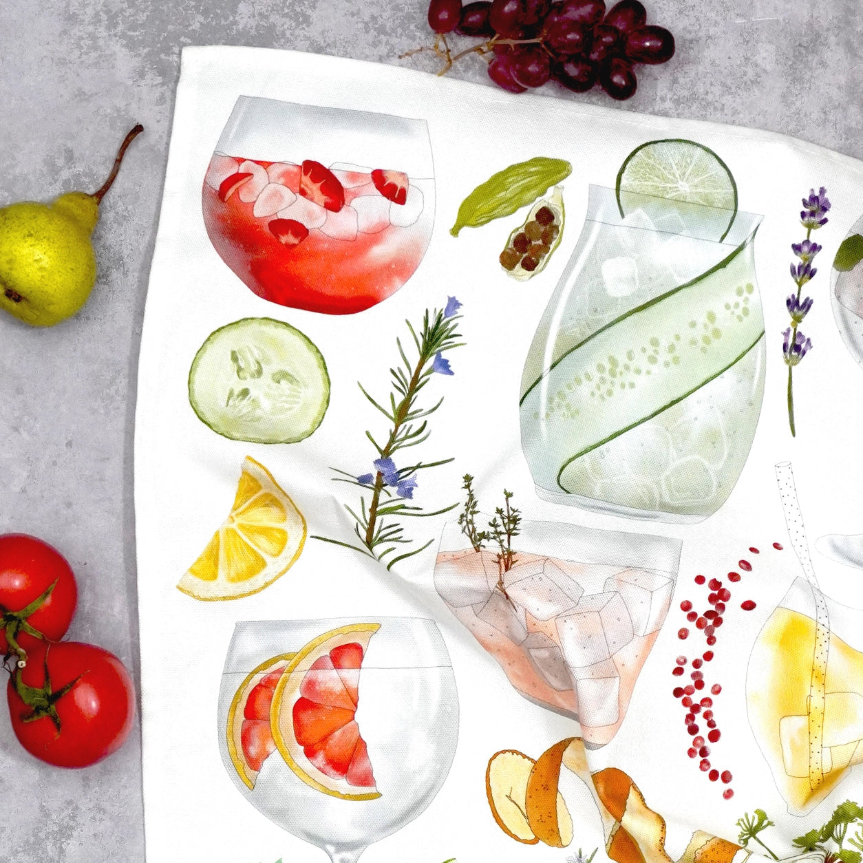 Gin & Tonic (G&T) Tea Towel