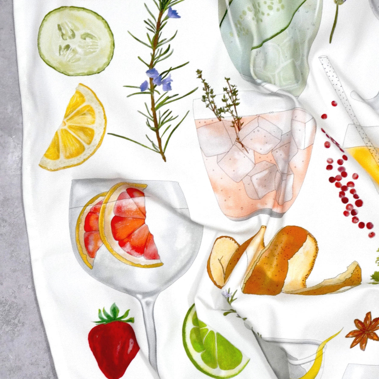Gin & Tonic (G&T) Tea Towel