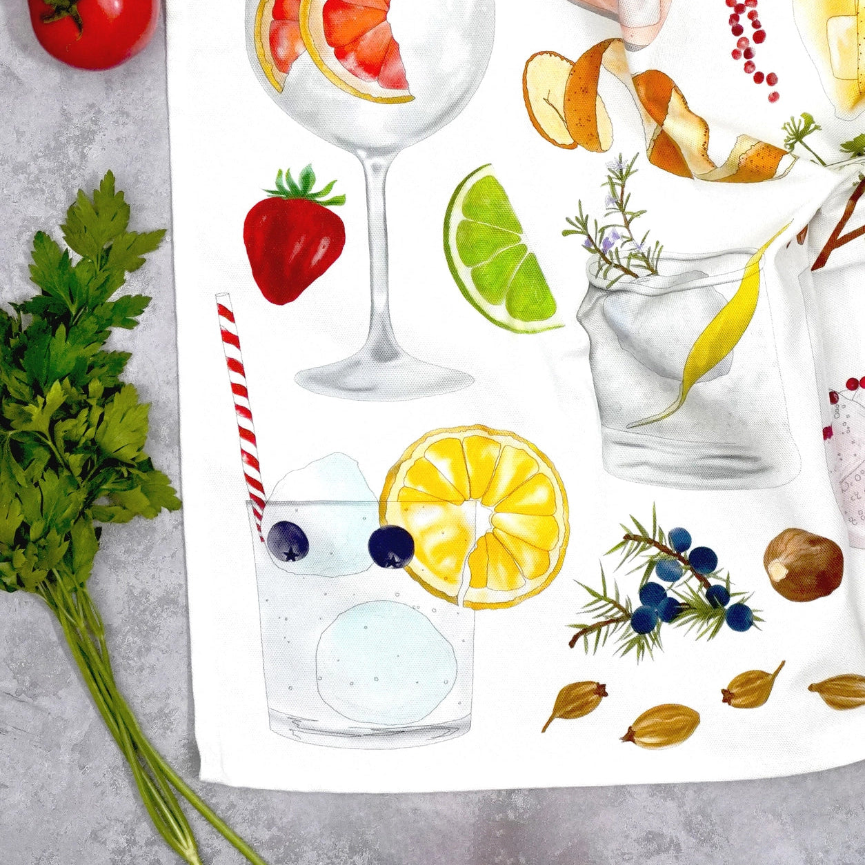 Gin & Tonic (G&T) Tea Towel
