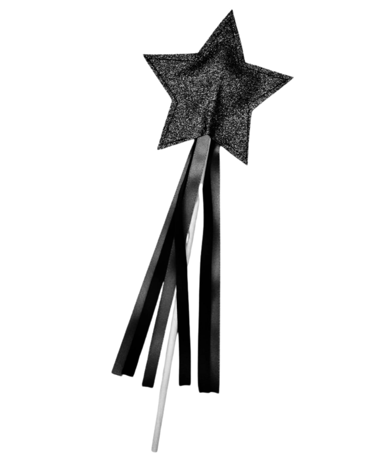 Star Glitter Wand gyda Rhubanau