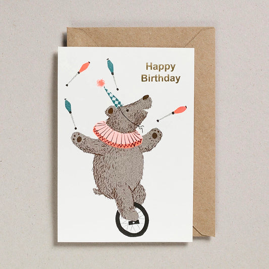 Happy Birthday Bear Card