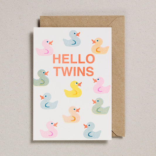 Hello Twins Card