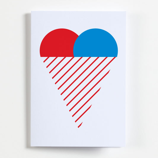 Cerdyn Calon Hufen Iâ