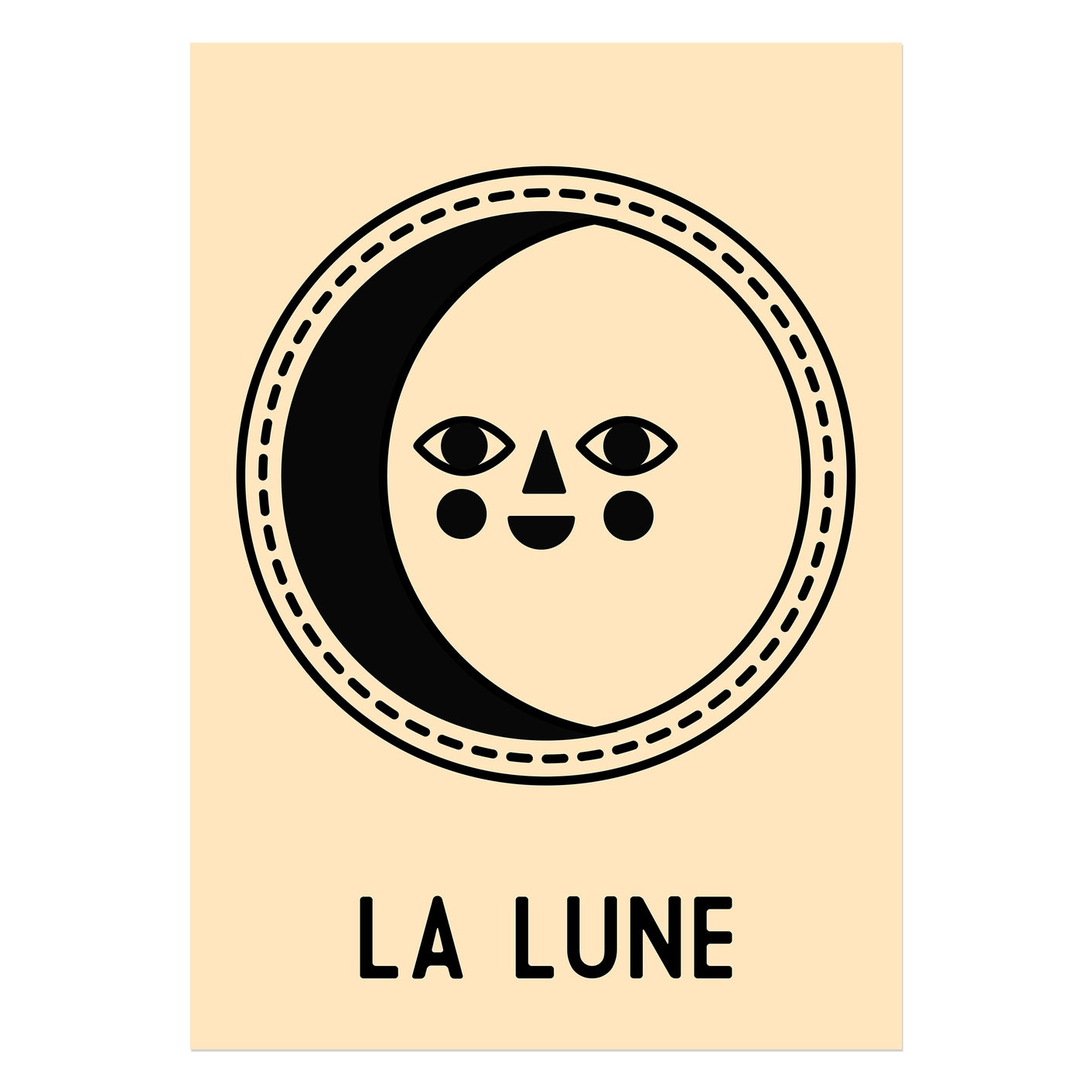 Print La Lune Giclee - A4