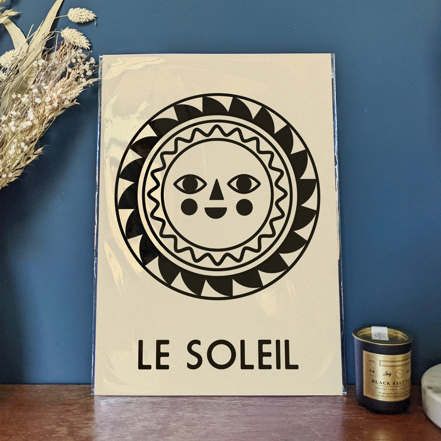 Print Le Soleil Giclee - A4