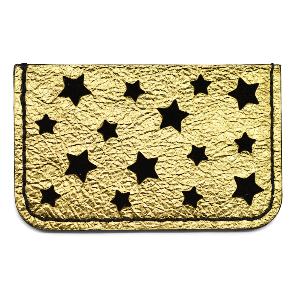 Leather Stars Card Holder