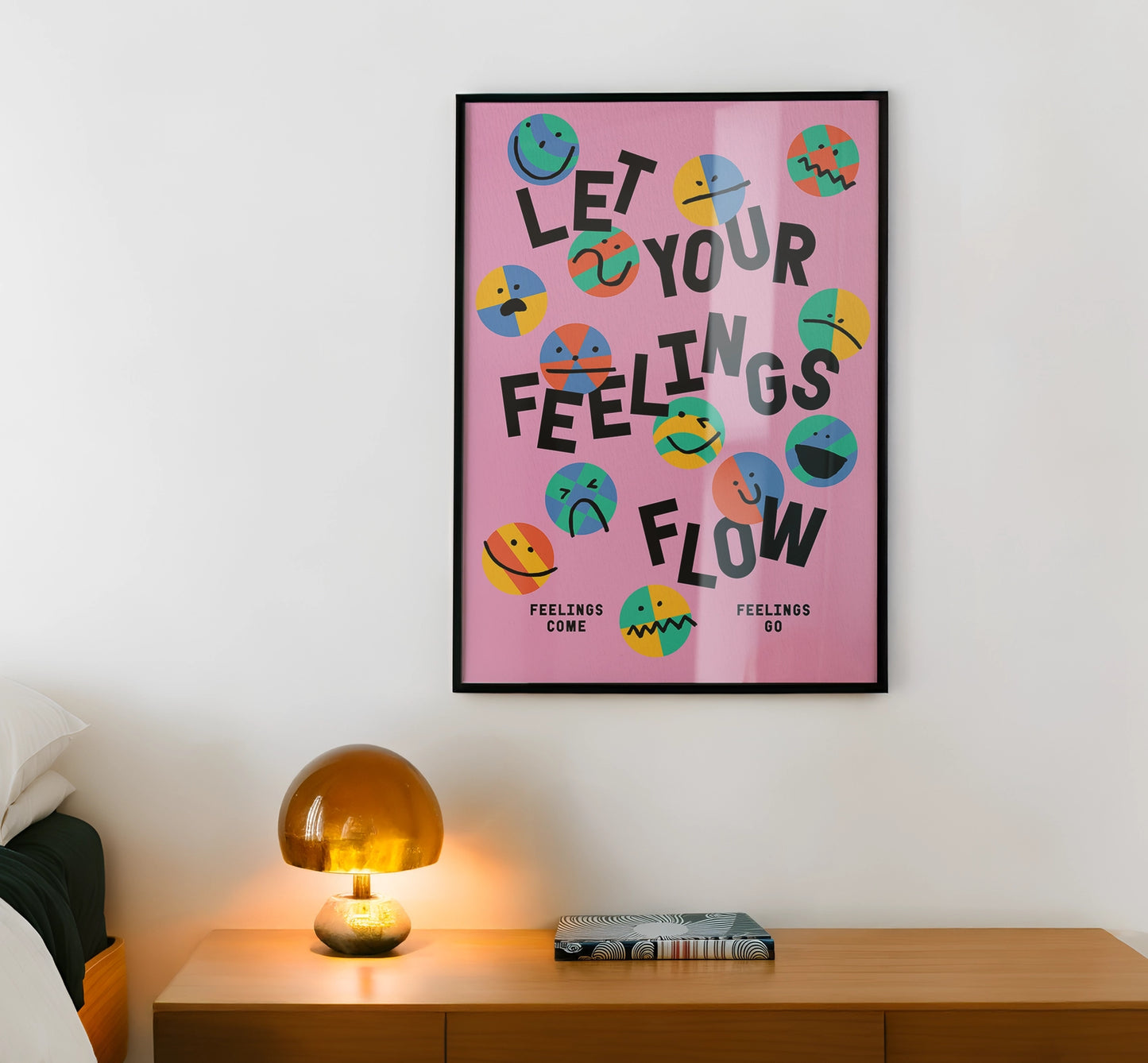 Let Your Feelings Flow Print - A4 - Loola Loves UK