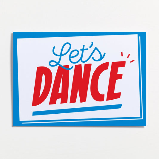 Let's Dance Card