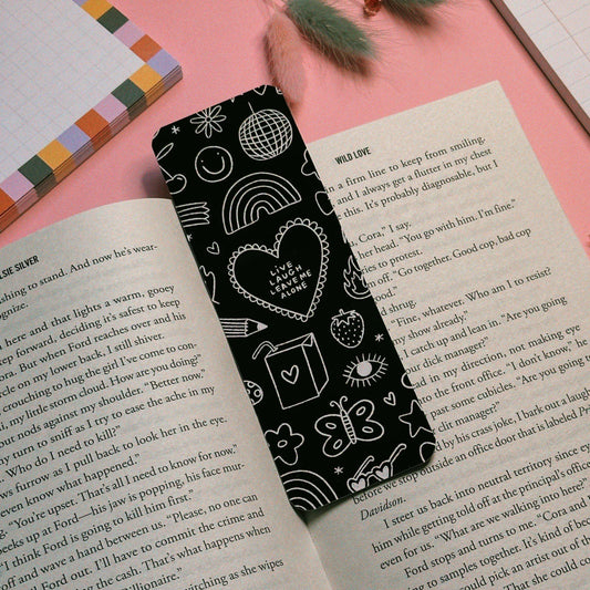 Live Laugh Leave Me Alone Bookmark