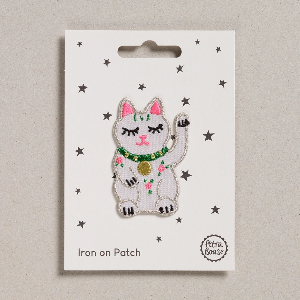 Iron-on Patch - Lucky Cat