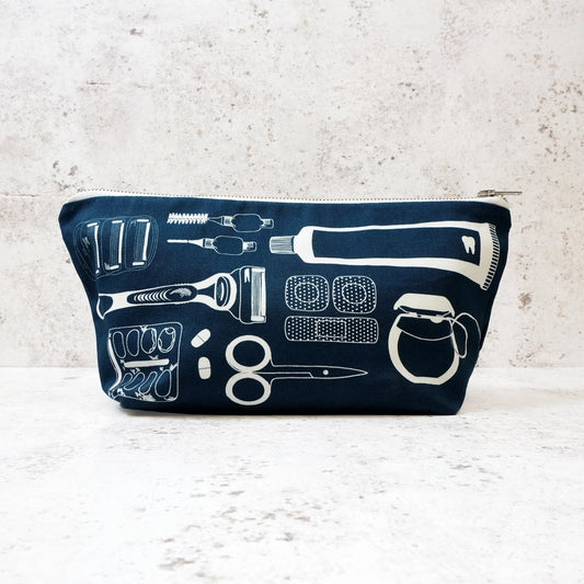 Blue Men's Wash Bag