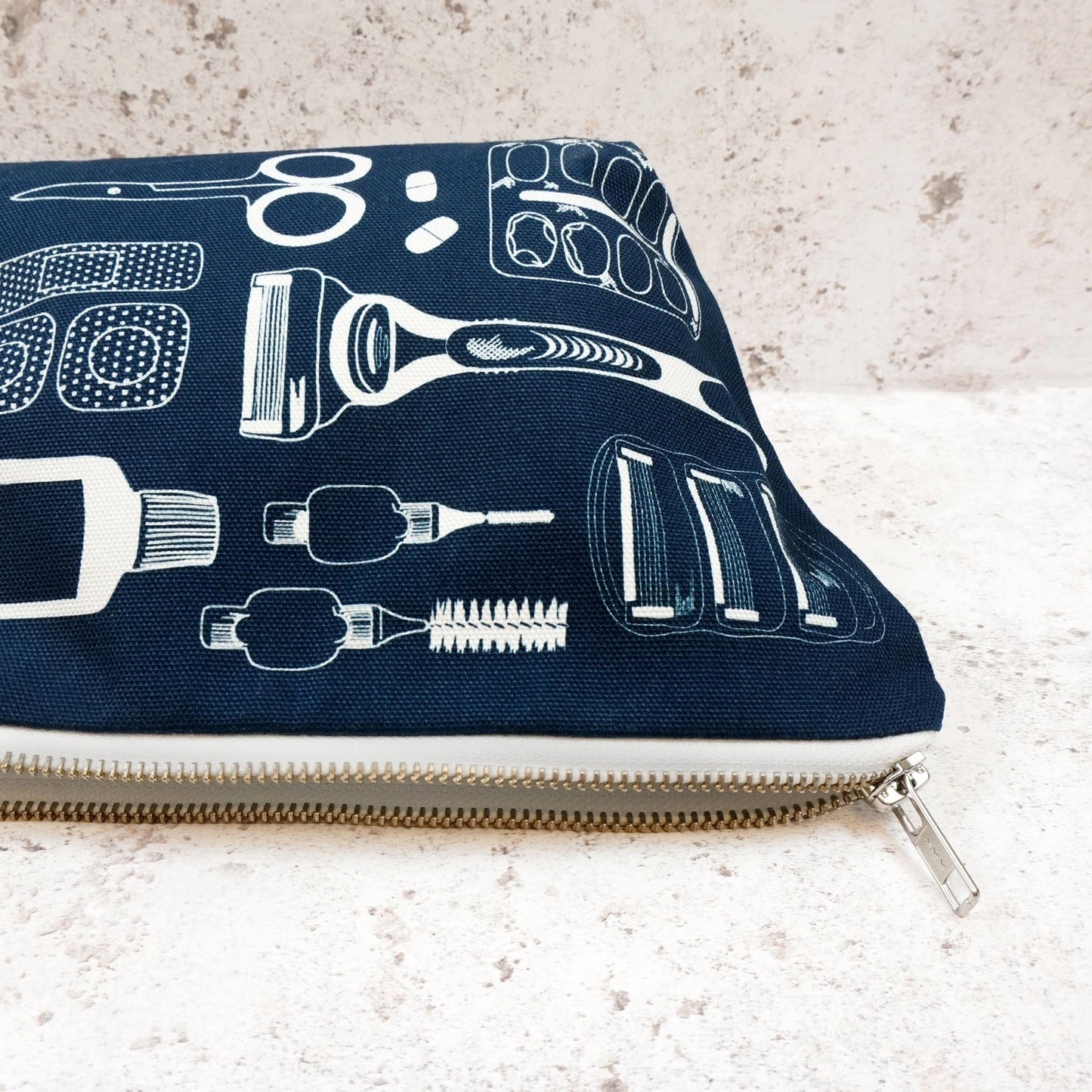 Blue Men's Wash Bag
