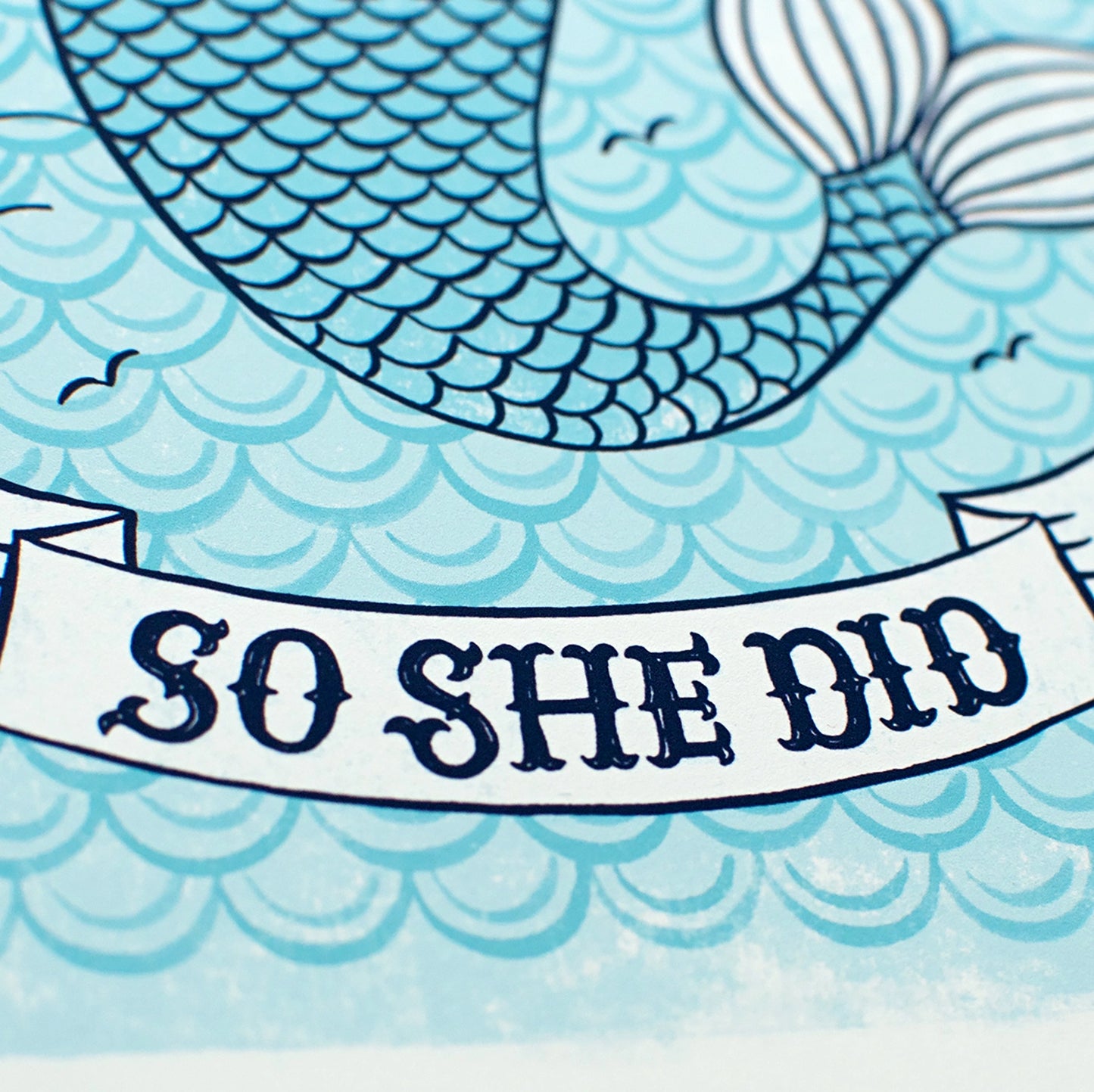 Mermaid Congratulations Print