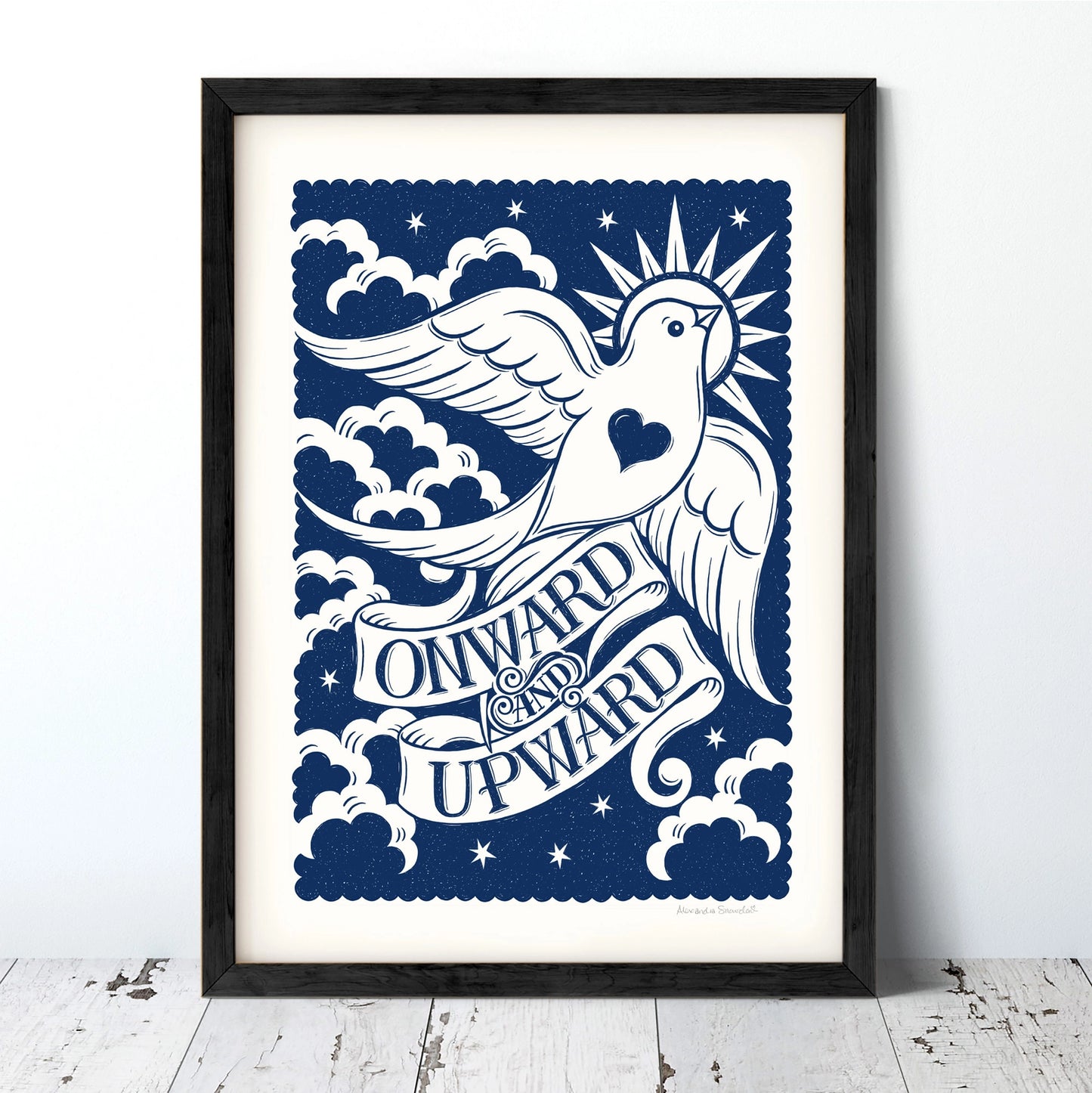 Onward & Upward Print