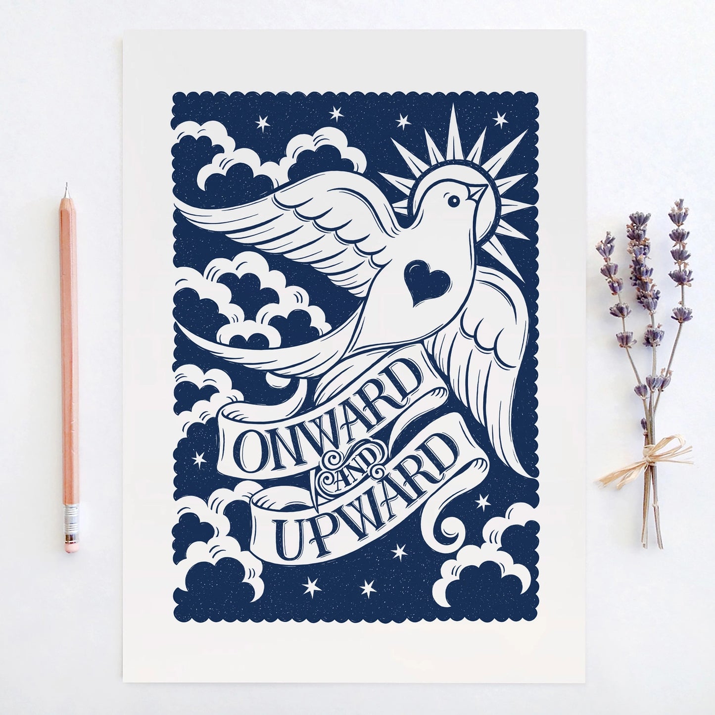 Onward & Upward Print