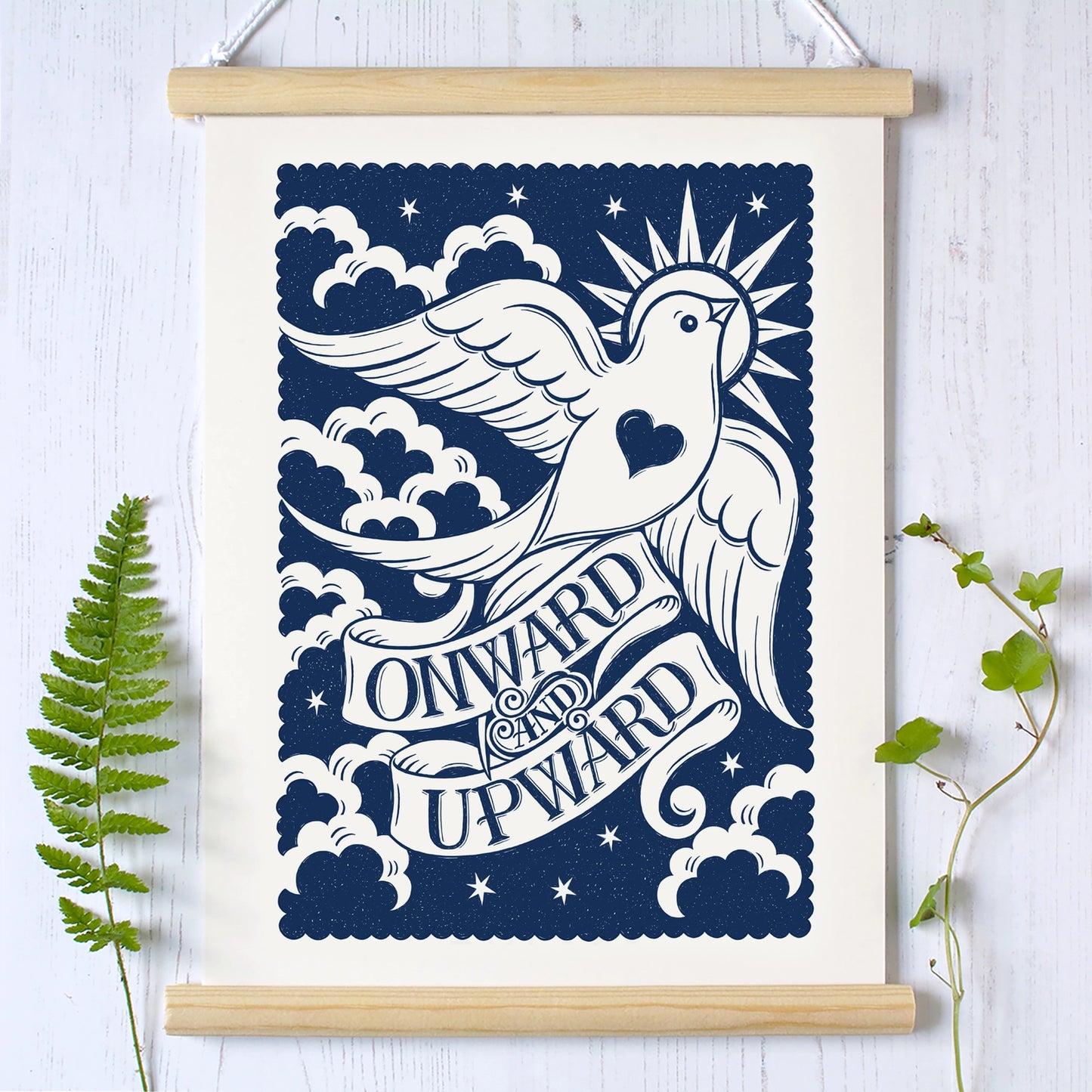 Onward & Upward Print