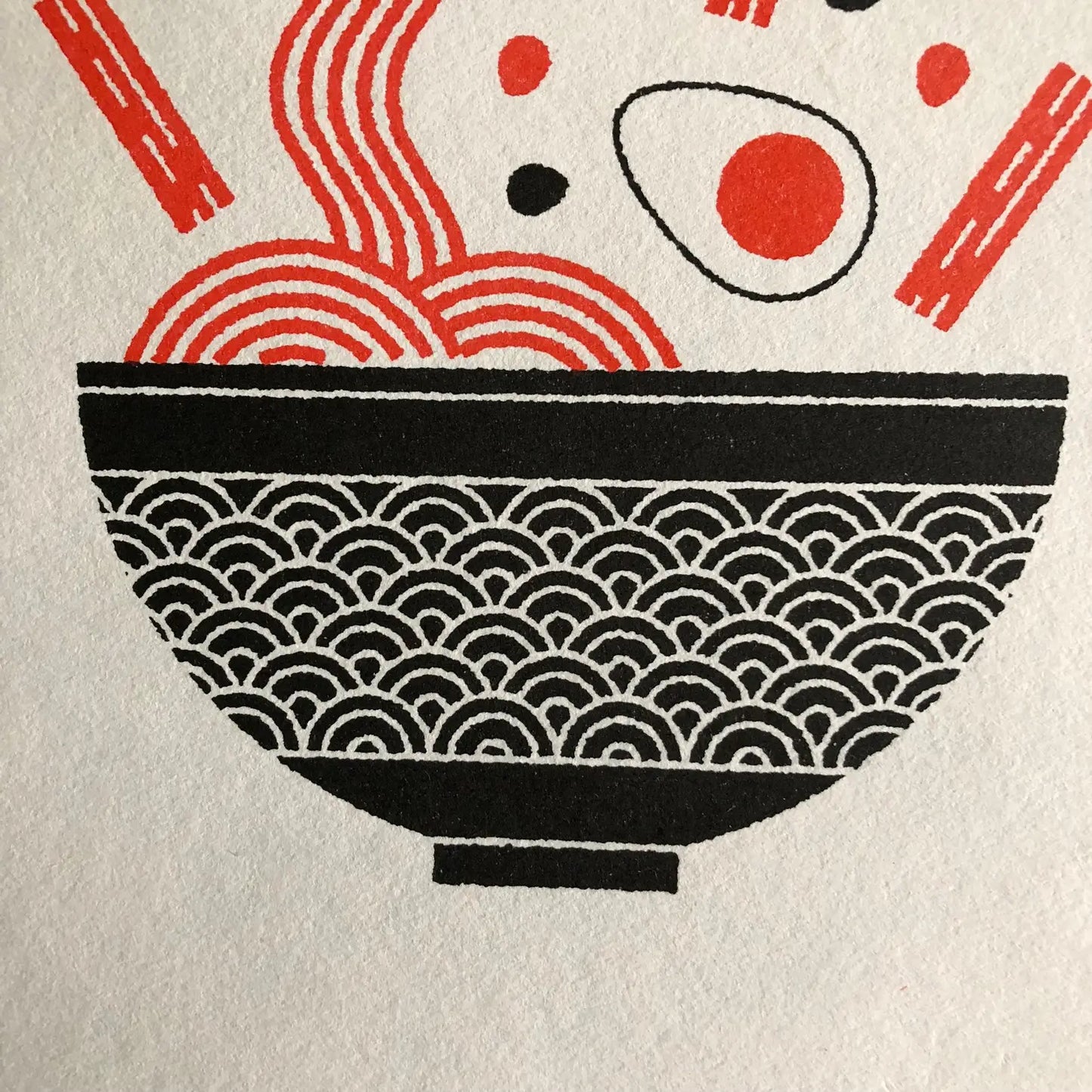 Ramen Risograph Print