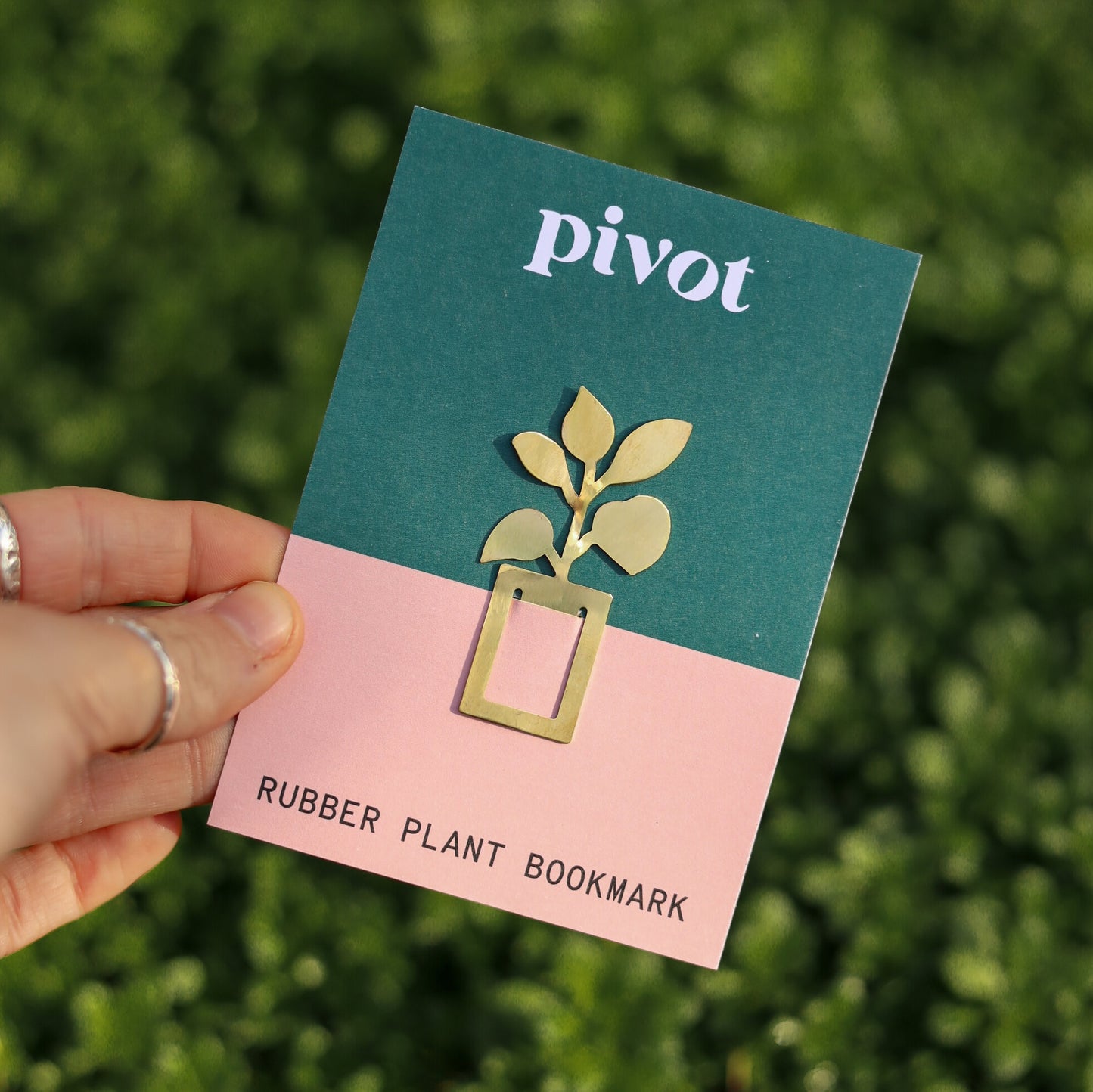 Houseplant Bookmark - Rubber Plant