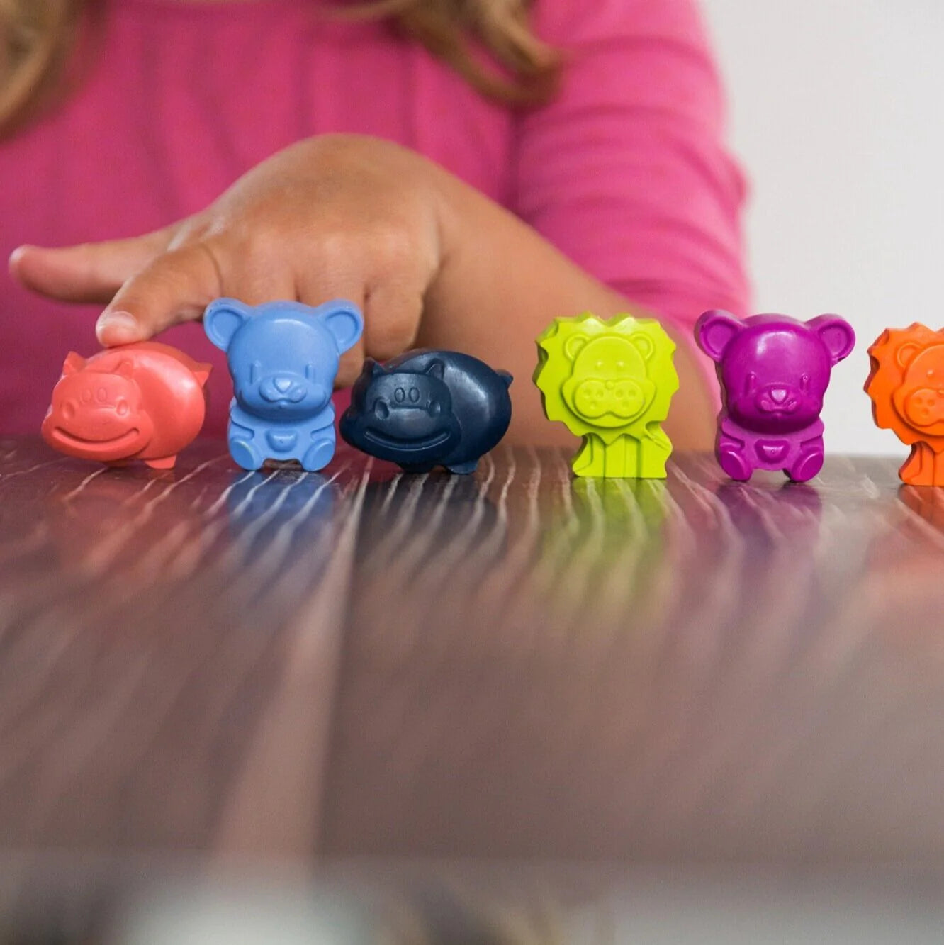 Handmade Safari Wax Crayons - Set of 8