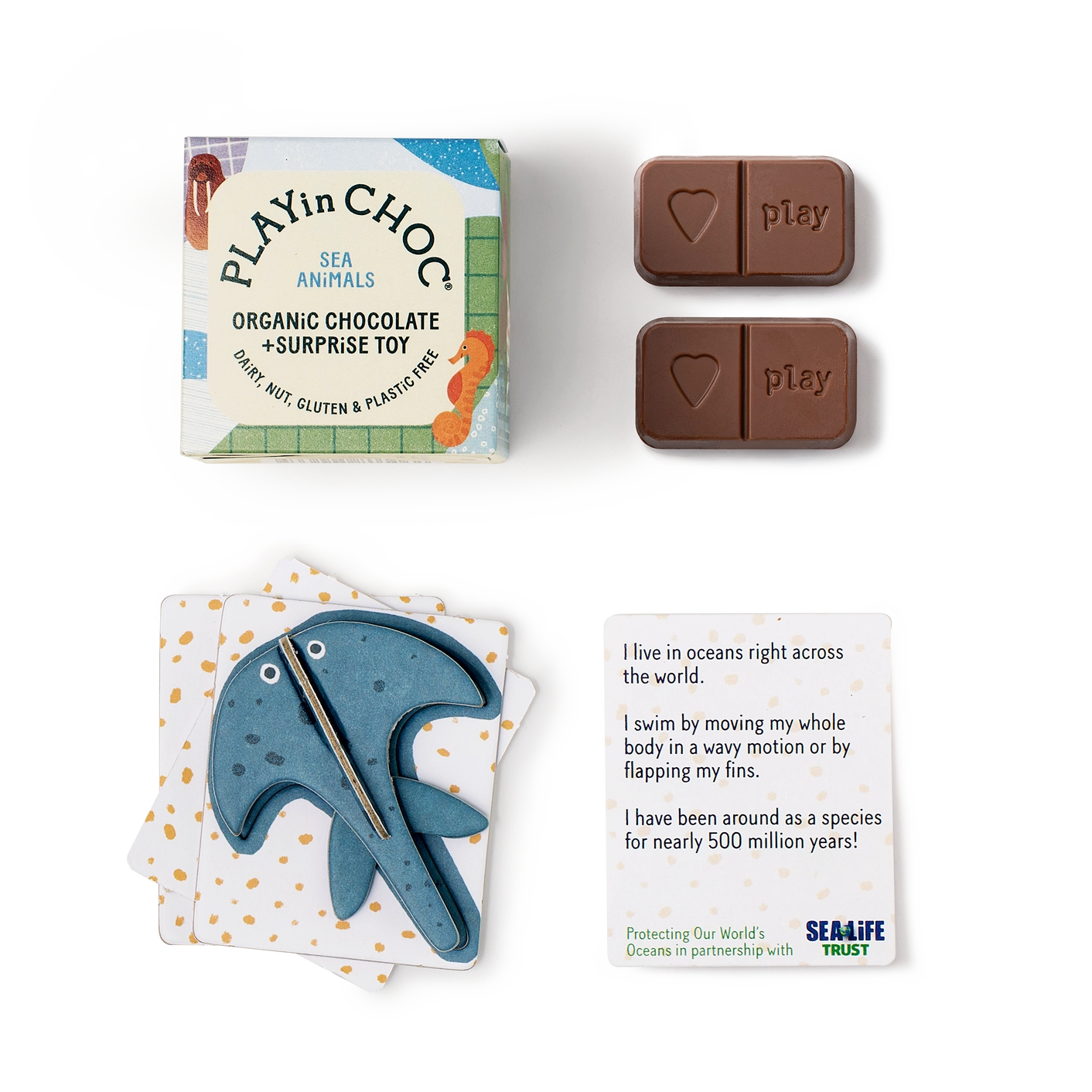 PLAYin CHOC ToyChoc Box - Sea Animals