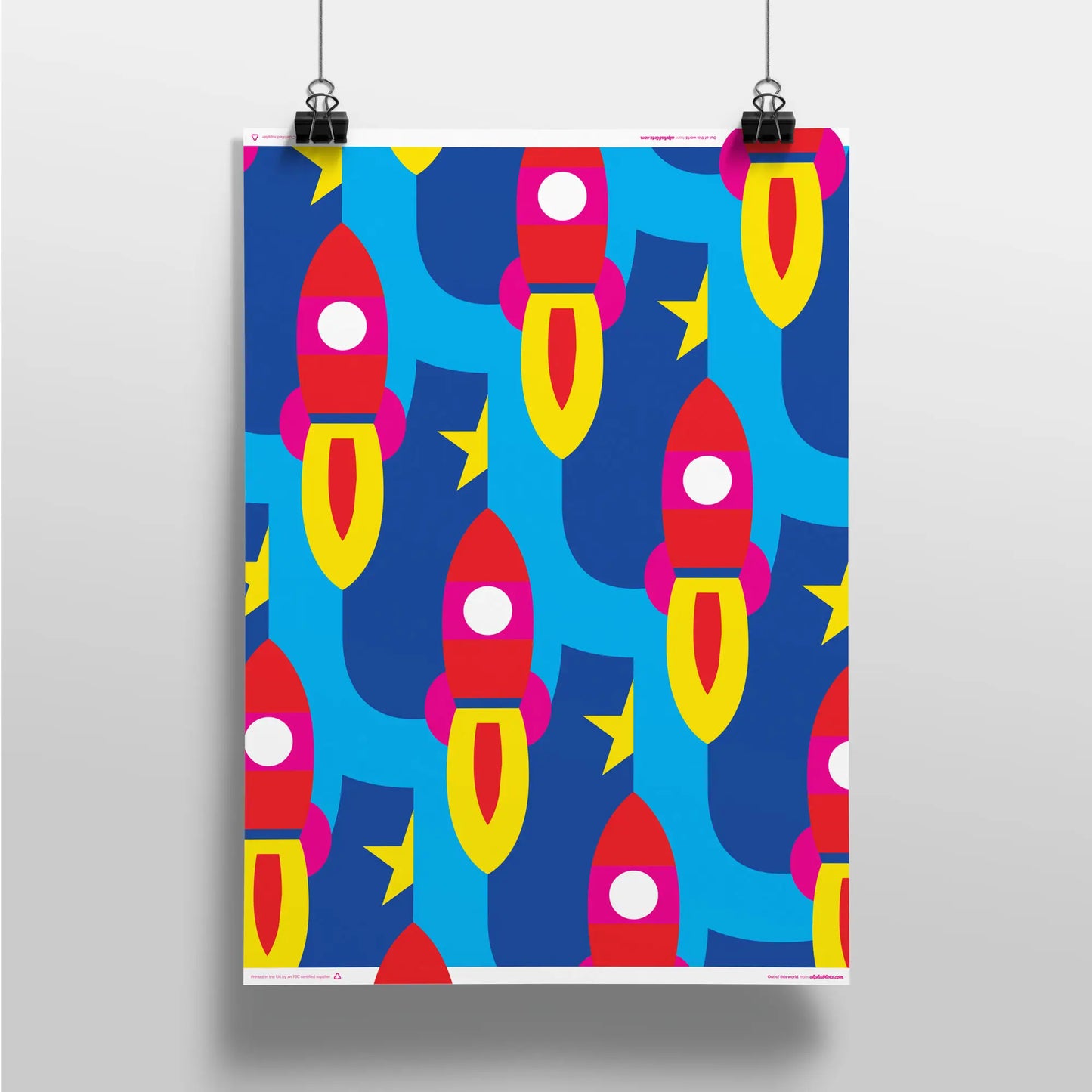 Rocket Gift Wrap