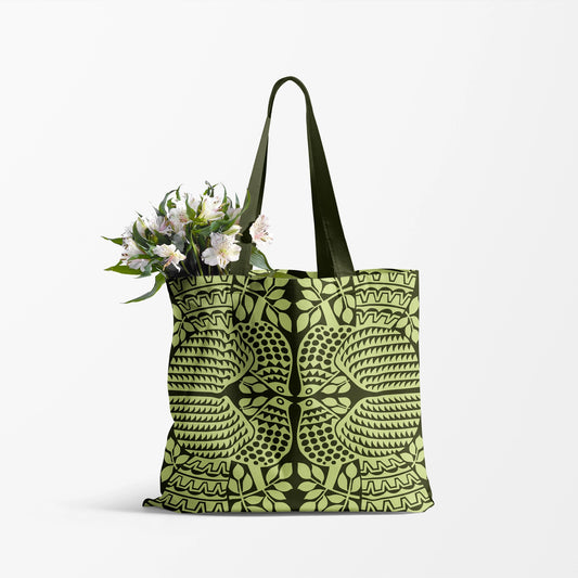 Peacock Shopper Tote Bag - Storigraphic x Hornsea