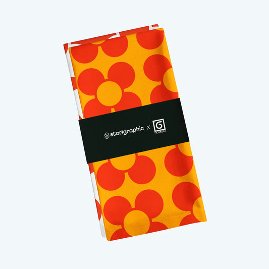 Saffron Table Napkins - Pack of 2 - Storigraphic x Hornsea