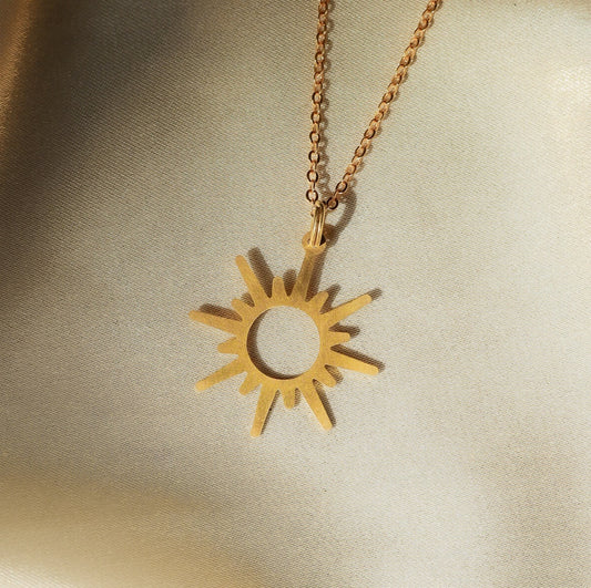Sunburst Pendant Necklace