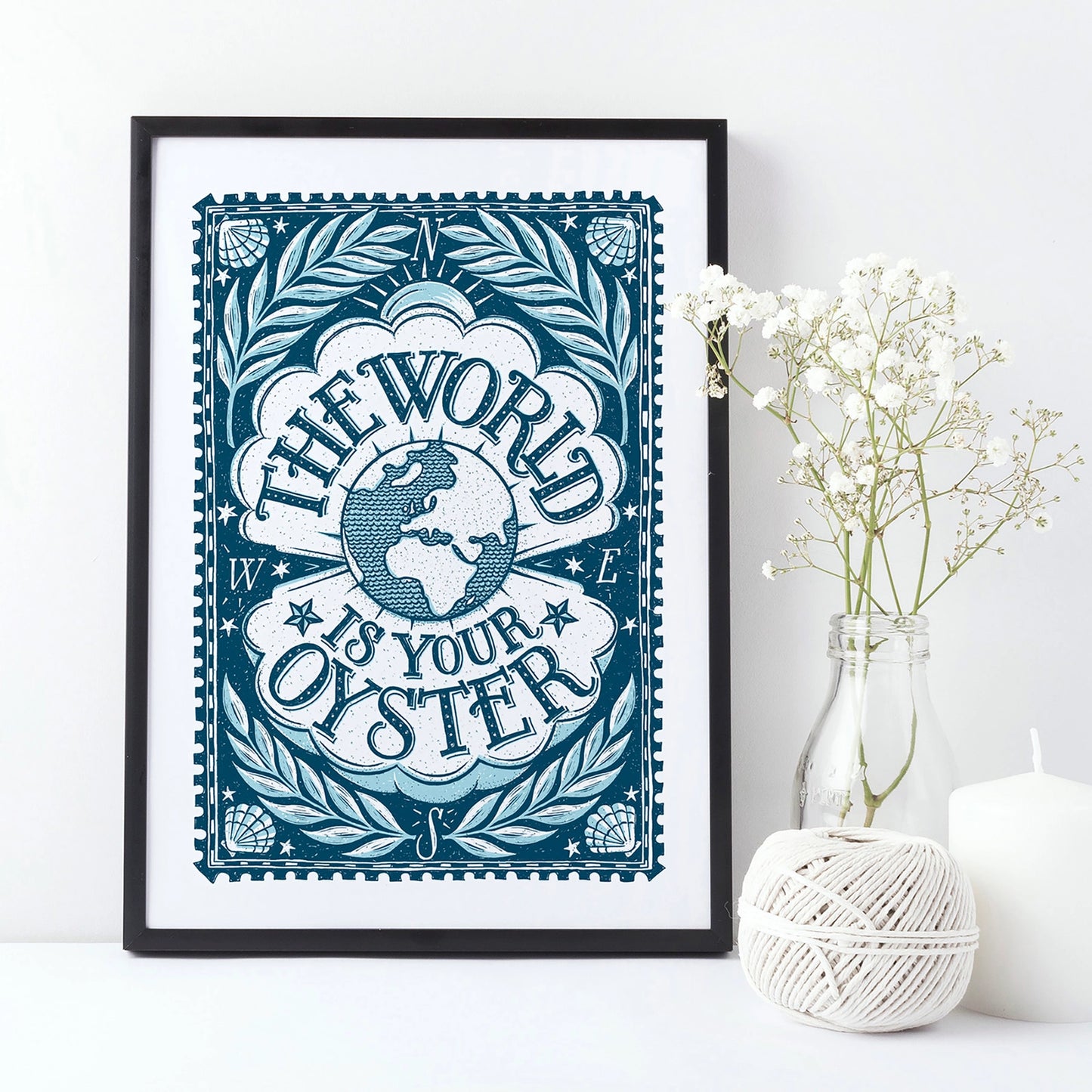 The World Is Your Oyster Print