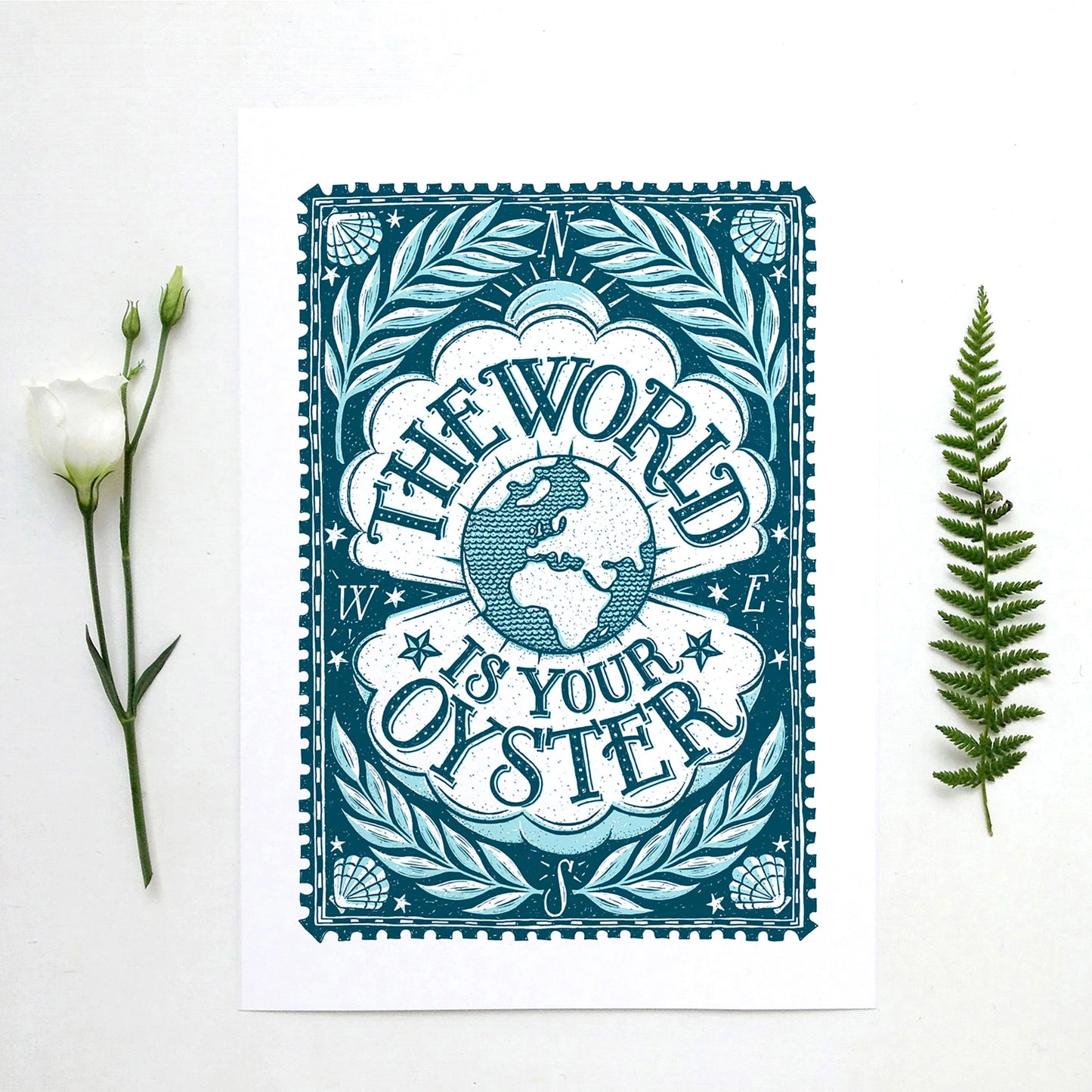 The World Is Your Oyster Print
