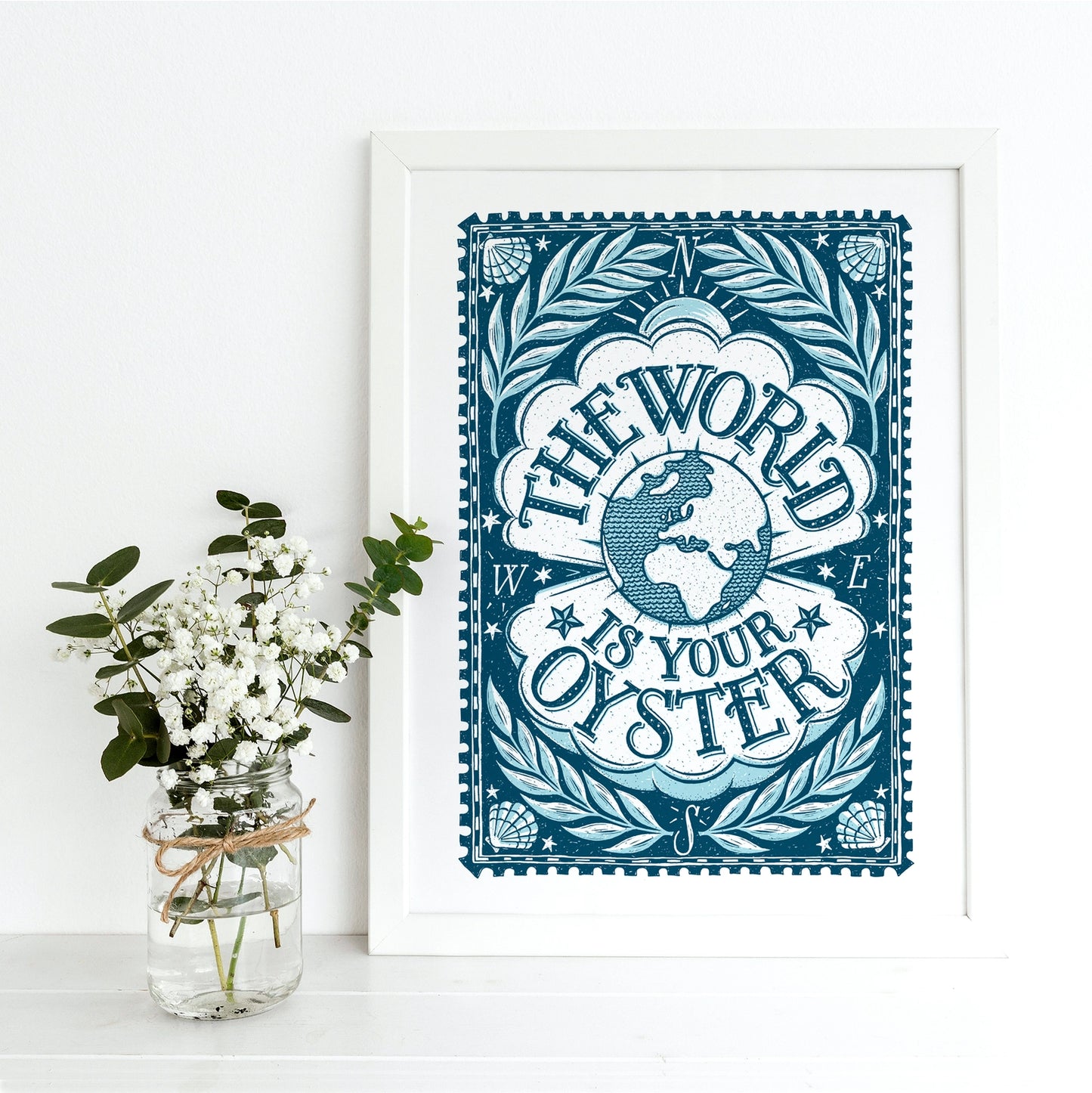 The World Is Your Oyster Print