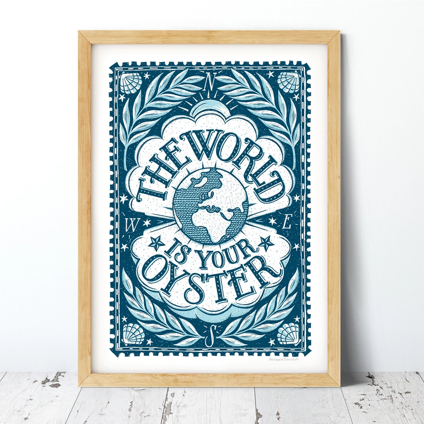 The World Is Your Oyster Print
