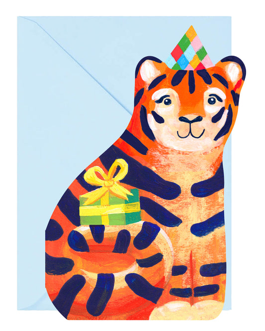 Tiger Birthday Card